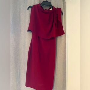 AISIZE Women's Vintage 1940s Half Collar Dress